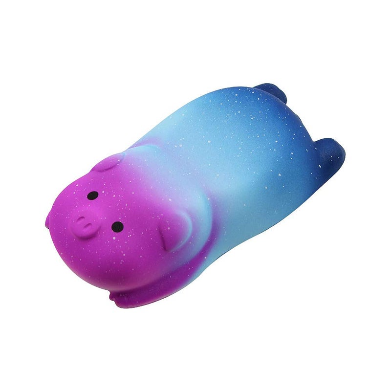 Sunffice Small Wrist Rest Mouse Pad, Mini Cute Ergonomic Mousepad Memory Foam Design Pig Shape Wrist Support Pillow Rest Cushion Mat for Office Computer Laptop,Comfortable and Pain Relief(Starry Sky) - Image 1
